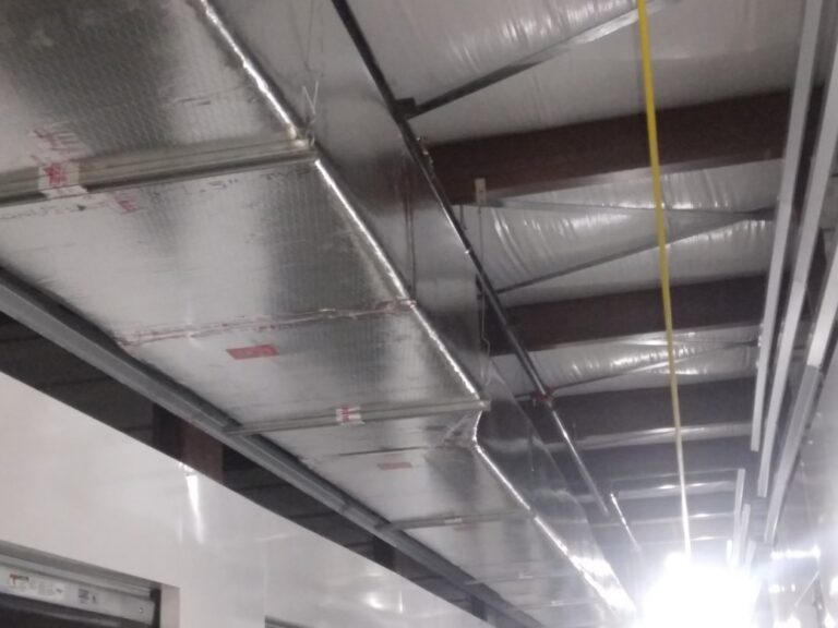 Commercial ductwork and ceiling-mounted mechanical systems